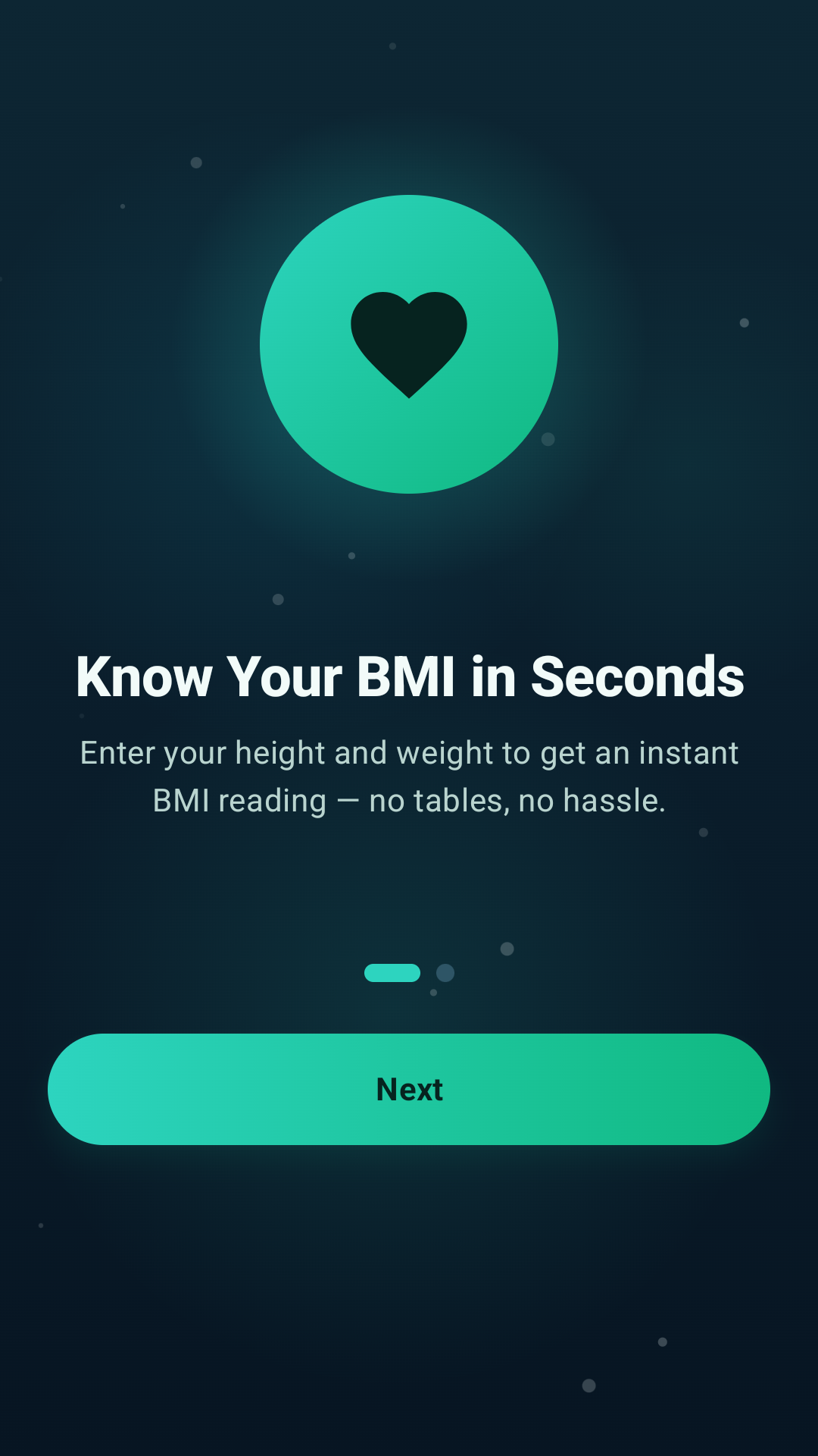 HealthCalc Pro insight screen